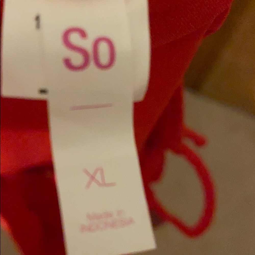 BNWT SO Fiesta red bikini bottoms women size XL - Picture 6 of 6